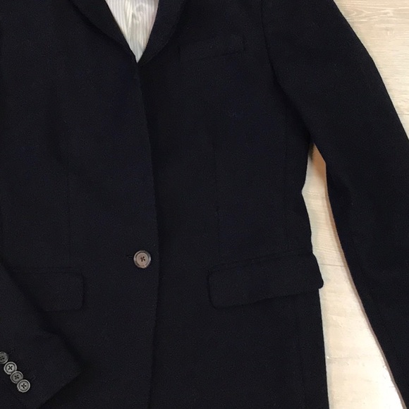 J.Crew dark navy wool one button Regent blazer jacket - Picture 4 of 11